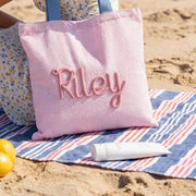 Personalised Beach Tote Bag