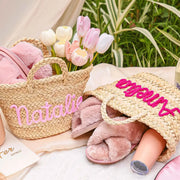 Personalised Straw Tote Bag