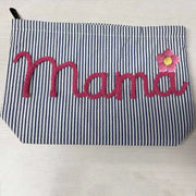 Personalised Seersucker Makeup Bag