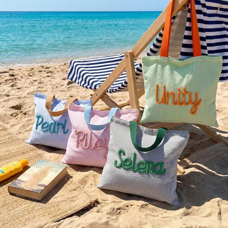 Personalised Beach Tote Bag