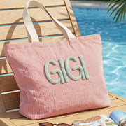 Personalised Beach Tote Bag