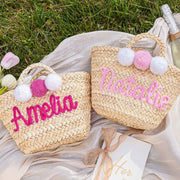 Personalised Straw Tote Bag