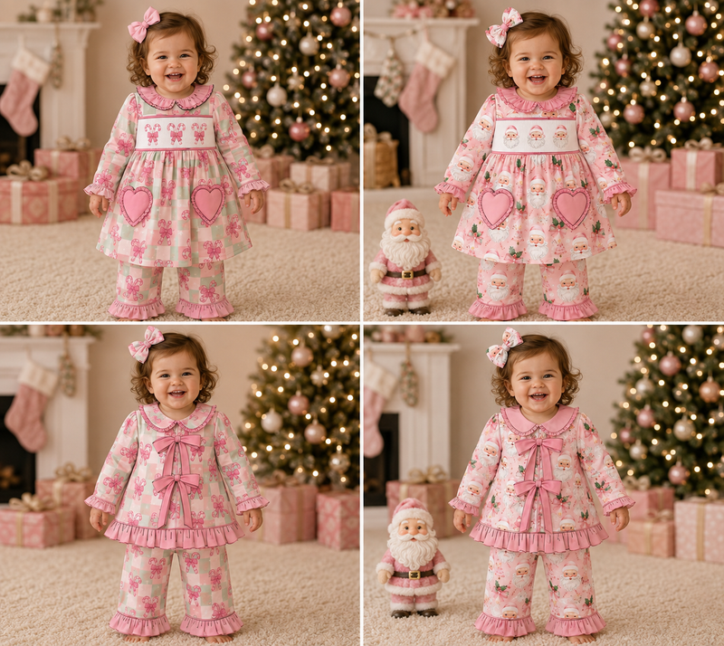 Candy Cane Santa Collection