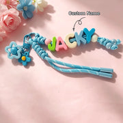 Custom Braided & Beaded Bag Charm