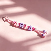 Custom Braided & Beaded Bag Charm