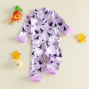 Toddler Kids Girls Halloween Ghost Tops and Pants Set
