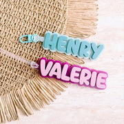 Personalised 2-Tone Keyring