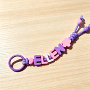 Custom Braided & Beaded Bag Charm
