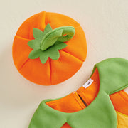 Toddler Kids Girls Halloween Velvet Dress and Hat Set