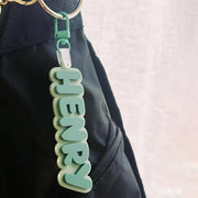 Personalised 2-Tone Keyring