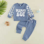 Toddler Boys Sweatshirt and Pants Set Embroidery