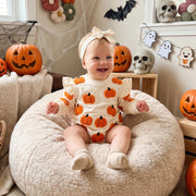 Toddler Baby Girls Halloween Romper and Headband Set