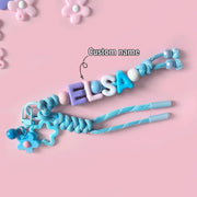 Custom Braided & Beaded Bag Charm