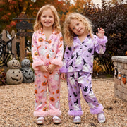 Toddler Kids Girls Halloween Ghost Tops and Pants Set
