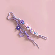 Custom Braided & Beaded Bag Charm