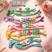 Custom Braided & Beaded Bag Charm