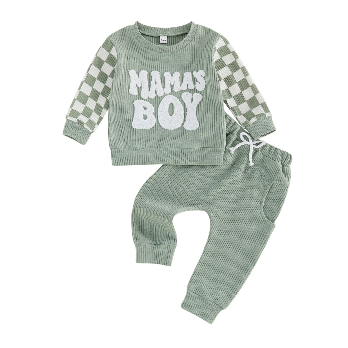 Toddler Boys Sweatshirt and Pants Set Embroidery