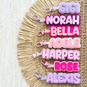 Personalised 2-Tone Keyring