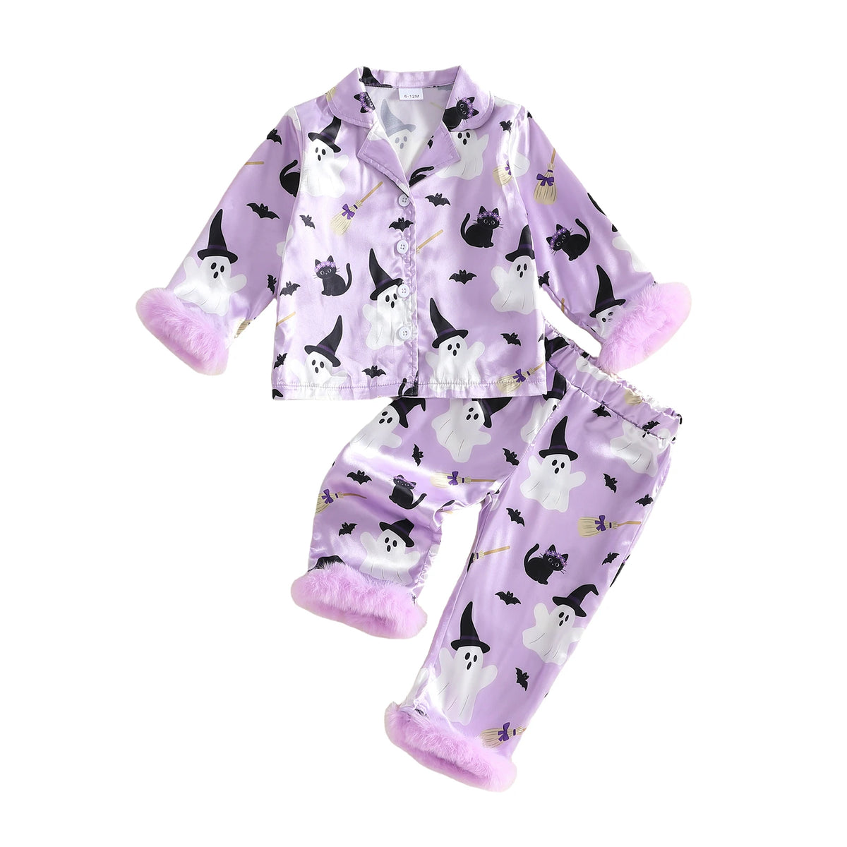 Toddler Kids Girls Halloween Ghost Tops and Pants Set