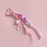 Custom Braided & Beaded Bag Charm
