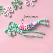 Custom Braided & Beaded Bag Charm
