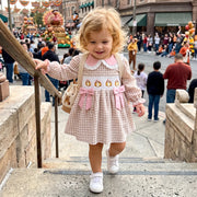 Toddler Girls Thanksgiving Turkey Plaid Dress
