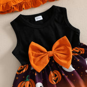 Toddler Girls Halloween Dress and Coat Set