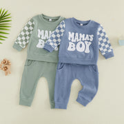 Toddler Boys Sweatshirt and Pants Set Embroidery