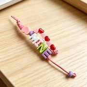 Custom Braided & Beaded Bag Charm