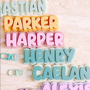 Personalised 2-Tone Keyring