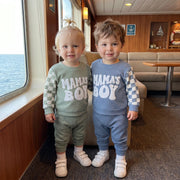 Toddler Boys Sweatshirt and Pants Set Embroidery