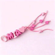 Custom Braided & Beaded Bag Charm